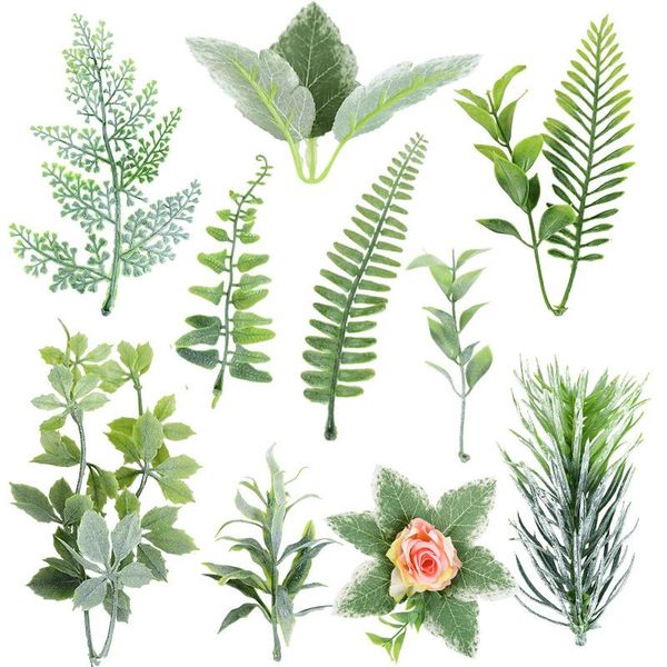 decorative flowers & wreaths 10pcs artificial flower leaves plastic fake plants for home wedding christmas party supplies diy wreath green p
decorative flowers & wreaths 10pcs artificial flower leaves plastic fake plants for home wedding christmas party supplies diy wreath green p