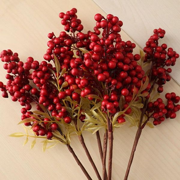 red berry pick holly branch wreath tree hanging decoration fake flowers in vase an artificial flower valentine's day present
red berry pick holly branch wreath tree hanging decoration fake flowers in vase an artificial flower valentine's day present