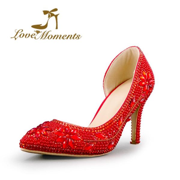 dress shoes thin high heel woman pumps delicate handmade pearls crystal ladies pointed toe wedding party, Black 
dress shoes thin high heel woman pumps delicate handmade pearls crystal ladies pointed toe wedding party, Black