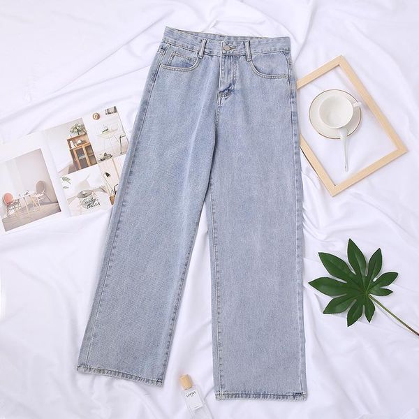 women's jeans woman pants 2021 high waist baggy straight trousers pantalones vaqueros mujer, Blue
women's jeans woman pants 2021 high waist baggy straight trousers pantalones vaqueros mujer, Blue