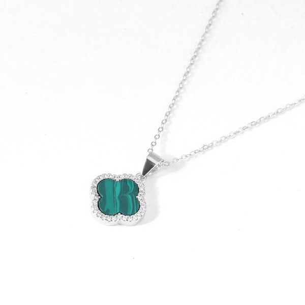 accessories s925 sier clover necklace women agate zircon pendant simple style necklace, Silver
accessories s925 sier clover necklace women agate zircon pendant simple style necklace, Silver