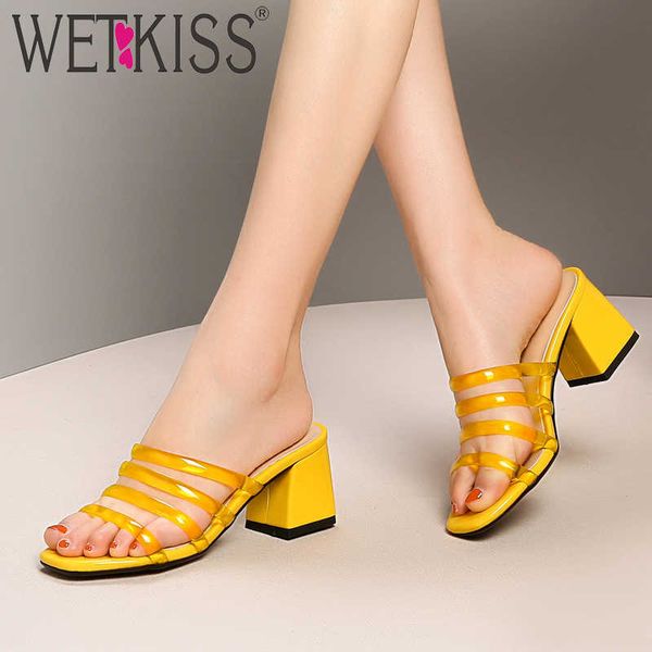 wetkiss transparent pvc slippers woman open toe footwear fashion high heels slides shoes female mules jelly shoes women summer 210630, Black
wetkiss transparent pvc slippers woman open toe footwear fashion high heels slides shoes female mules jelly shoes women summer 210630, Black