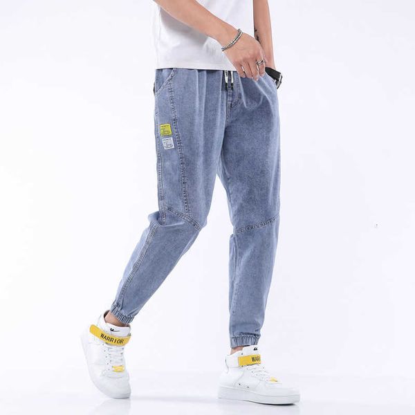 men's jeans harem caprisfmud fashion brand loose legged casual pants spring and autumn keof, Blue
men's jeans harem caprisfmud fashion brand loose legged casual pants spring and autumn keof, Blue