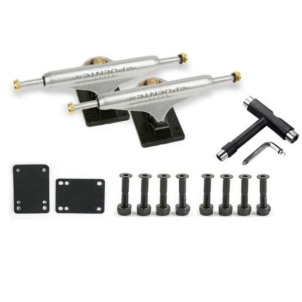 skateboarding 5inch professional skateboard bracket double rocker bridge accessories tool trucks combination
skateboarding 5inch professional skateboard bracket double rocker bridge accessories tool trucks combination