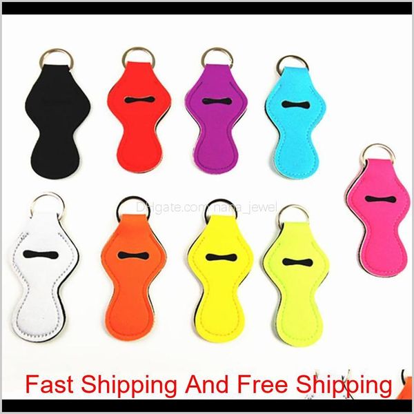 solid color neoprene chapstick holder with key ring fashion colorful keychain lip holder lipstick sleeve party festival favor hh9-3237 jciux
solid color neoprene chapstick holder with key ring fashion colorful keychain lip holder lipstick sleeve party festival favor hh9-3237 jciux