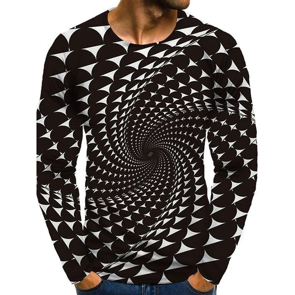 future texture 3d printing t-shirt visual impact party street style round neck high-quality long-sleeved graphic optical illusion plus size, White;black
future texture 3d printing t-shirt visual impact party street style round neck high-quality long-sleeved graphic optical illusion plus size, White;black