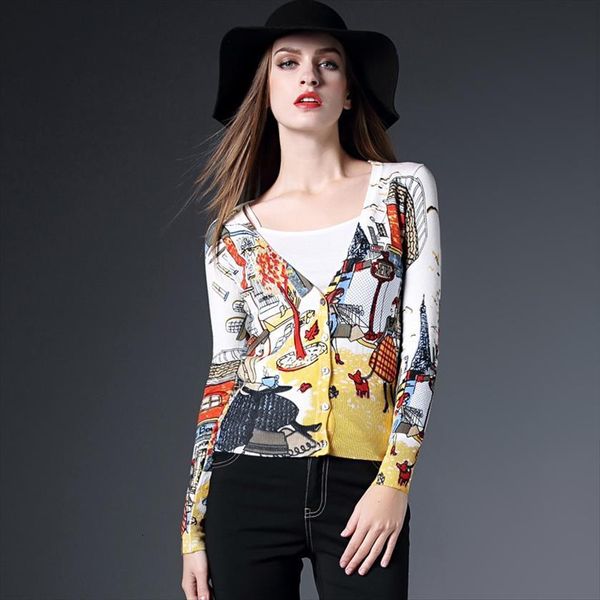 spring autumn drawing print lady womens sweaters long sleeve cardigans women v neck casual knitted outerwear b 016, White;black
spring autumn drawing print lady womens sweaters long sleeve cardigans women v neck casual knitted outerwear b 016, White;black