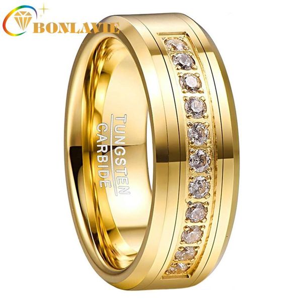 wedding rings bonlavie men's 8mm tungsten carbide ring band with round cubic zirconia gold plated cz engagement size 7-12, Slivery;golden
wedding rings bonlavie men's 8mm tungsten carbide ring band with round cubic zirconia gold plated cz engagement size 7-12, Slivery;golden