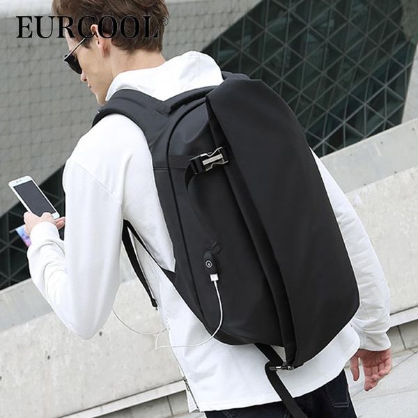 backpack eurcool male fashion travel large capacity multifunction rucksack with usb charger 15.6" lapblack n1845
backpack eurcool male fashion travel large capacity multifunction rucksack with usb charger 15.6" lapblack n1845