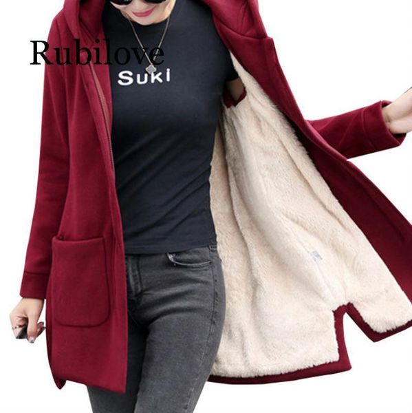 women's jackets autumn winter windbreaker 2021 women fleece coats female long hooded outerwear warm thick red slim fit, Black;brown
women's jackets autumn winter windbreaker 2021 women fleece coats female long hooded outerwear warm thick red slim fit, Black;brown