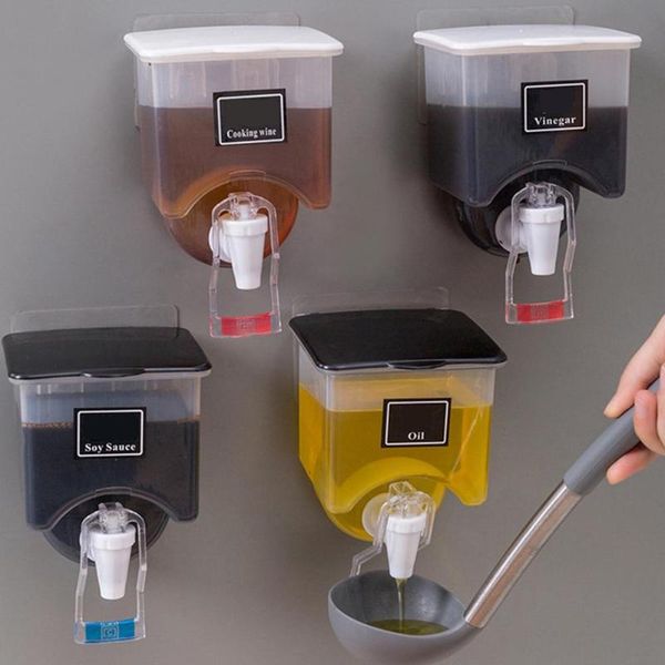 storage bottles & jars wall-mounted transparent liquid seasoning tank can plastic kitchen leak-proof oil pot box sub-bottling household
storage bottles & jars wall-mounted transparent liquid seasoning tank can plastic kitchen leak-proof oil pot box sub-bottling household