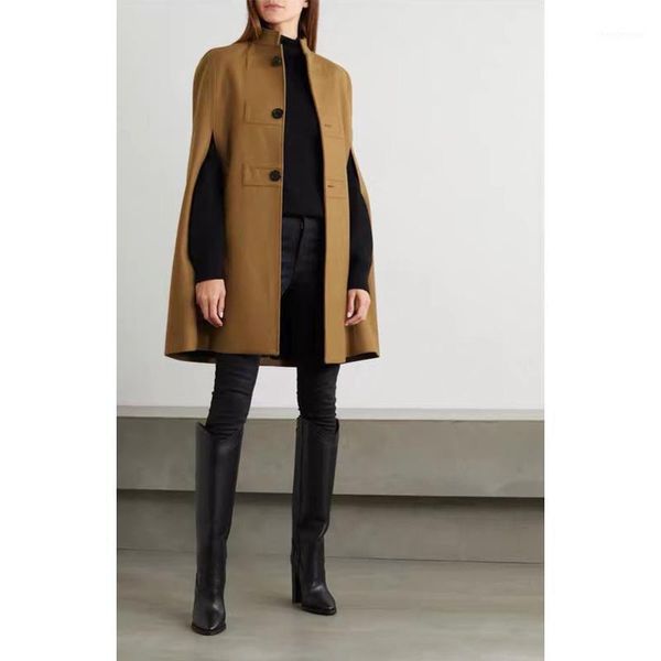 sale 11.12 autumn winter stand collar vintage wool cloak coat women loose casual temperament overcoat outerwear women's & blends, Black
sale 11.12 autumn winter stand collar vintage wool cloak coat women loose casual temperament overcoat outerwear women's & blends, Black