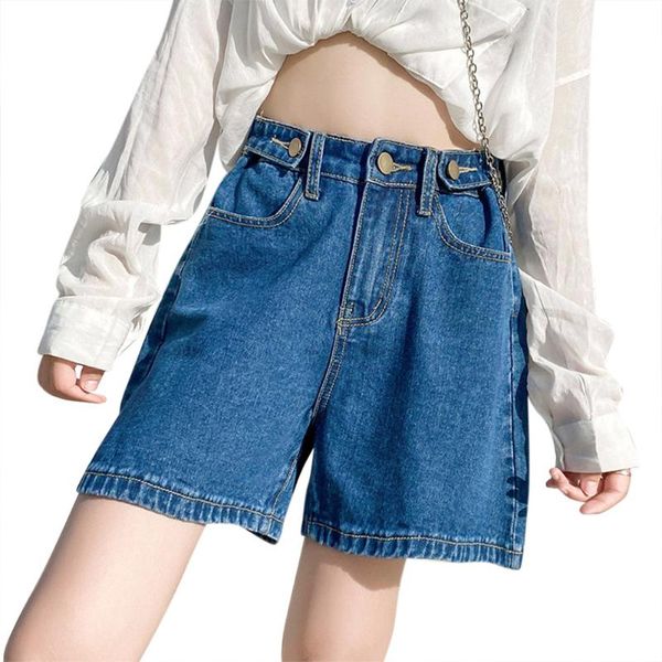 women denim shorts classic high waist wide leg female casual summer ladies shorts fashionable comfortable jeans -b5, White;black
women denim shorts classic high waist wide leg female casual summer ladies shorts fashionable comfortable jeans -b5, White;black
