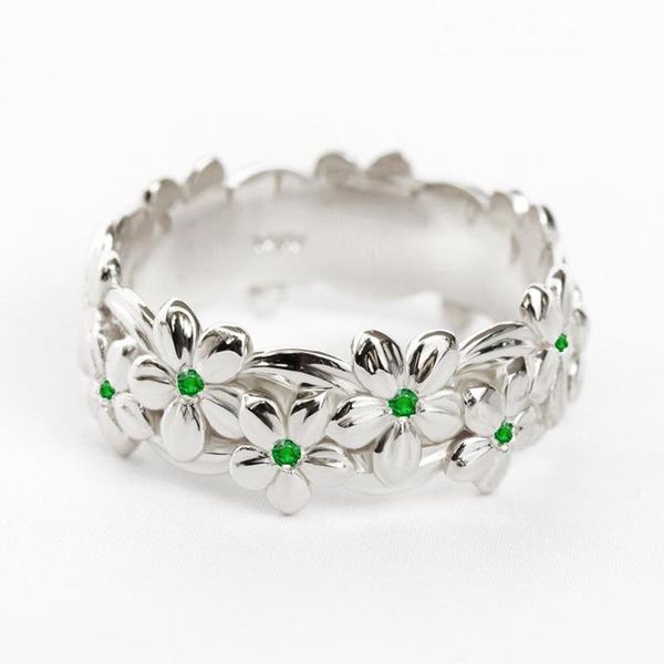 wedding rings minimalism silver color flower hoop green zirconia band ring for women girls party jewelry accessories gift, Slivery;golden
wedding rings minimalism silver color flower hoop green zirconia band ring for women girls party jewelry accessories gift, Slivery;golden