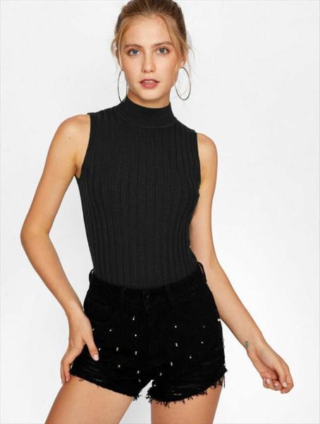 casual sleeveless turtleneck summer womens cami fashion solid color knitted pullover slim vests black white blue green gray
casual sleeveless turtleneck summer womens cami fashion solid color knitted pullover slim vests black white blue green gray