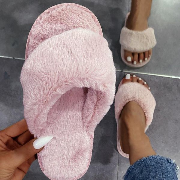 slippers winter women house casual warm faux fur shoes breathable pure color flats fashion female slides indoor #40, Black
slippers winter women house casual warm faux fur shoes breathable pure color flats fashion female slides indoor #40, Black