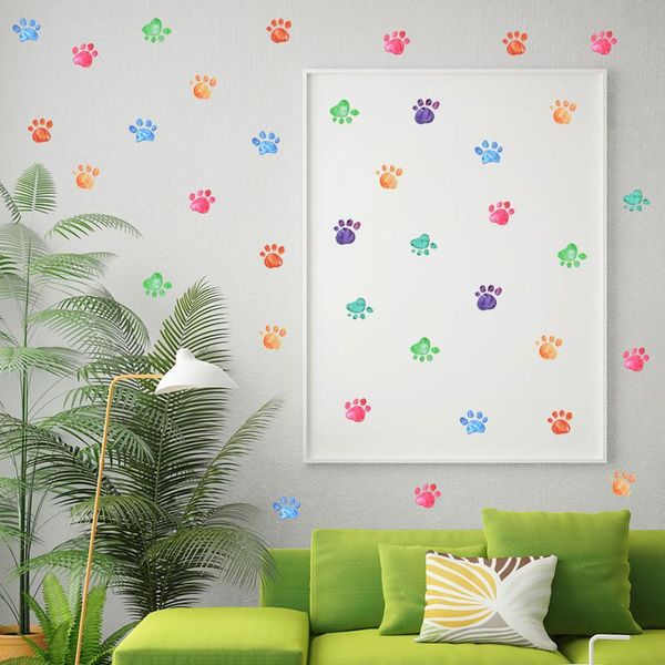 wall stickers 6pcs/set cartoon animal footprints green leaf sticker for baby kids bedroom living room background wallpaper decor
wall stickers 6pcs/set cartoon animal footprints green leaf sticker for baby kids bedroom living room background wallpaper decor