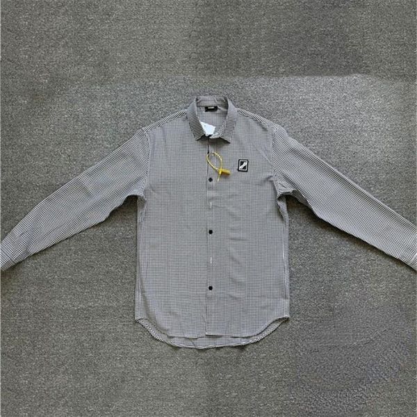 men's casual shirts plaid we11done shirt men women t-shirt long sleeve tee 2021, White;black
men's casual shirts plaid we11done shirt men women t-shirt long sleeve tee 2021, White;black