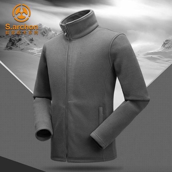 men's jackets autumn and winter instructor tactical army fan outdoor male catching fleece cardigan sweater coat jacket thickening liner, Black;brown
men's jackets autumn and winter instructor tactical army fan outdoor male catching fleece cardigan sweater coat jacket thickening liner, Black;brown
