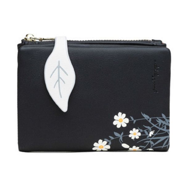 salesale2021 on on new pu printed ladies short card holder rits leaf portemonnee gesp student small wallet women's purse, Red;black
salesale2021 on on new pu printed ladies short card holder rits leaf portemonnee gesp student small wallet women's purse, Red;black