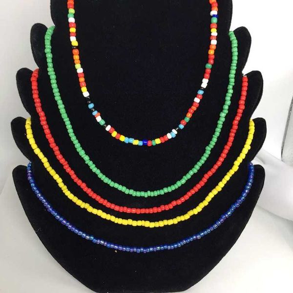 chokers trend 4mm choker fashion bohemia short necklace hand beaded color bead, Golden;silver
chokers trend 4mm choker fashion bohemia short necklace hand beaded color bead, Golden;silver