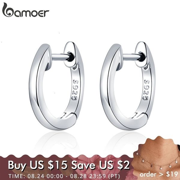 bamoer genuine sterling silver 925 hoop earrings for women 2 color tiny ear hoops rose gold color female jewelry brincos sce808 
bamoer genuine sterling silver 925 hoop earrings for women 2 color tiny ear hoops rose gold color female jewelry brincos sce808