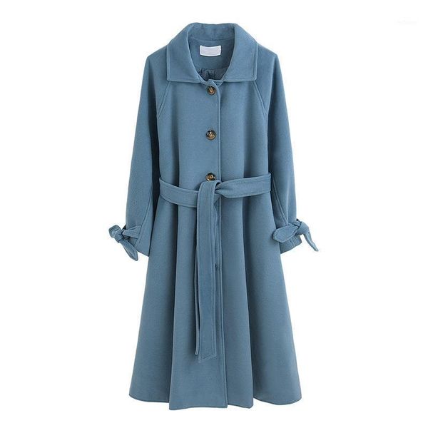 women's wool & blends plus size coat woollen autumn winter version of the long coats and jackets women, Black
women's wool & blends plus size coat woollen autumn winter version of the long coats and jackets women, Black