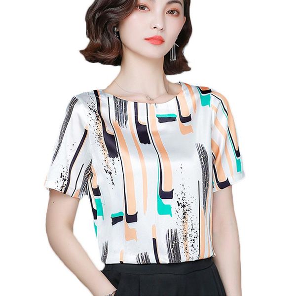 women's blouses & shirts plus size -4xl 2021 summer women short sleeve print chiffon blouse womens and vintage blusas clothing, White
women's blouses & shirts plus size -4xl 2021 summer women short sleeve print chiffon blouse womens and vintage blusas clothing, White