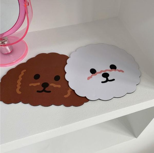 mouse pads & wrist rests ins cartoon dog pad simple white color rubber mat for girl computer game
mouse pads & wrist rests ins cartoon dog pad simple white color rubber mat for girl computer game