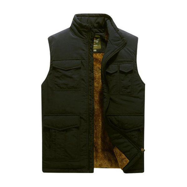 men's vests thicken fleece waterproof winter vest mens multi pockets spring autumn waistcoat pographer mandarin collar sleeveless jacke, Black;white
men's vests thicken fleece waterproof winter vest mens multi pockets spring autumn waistcoat pographer mandarin collar sleeveless jacke, Black;white