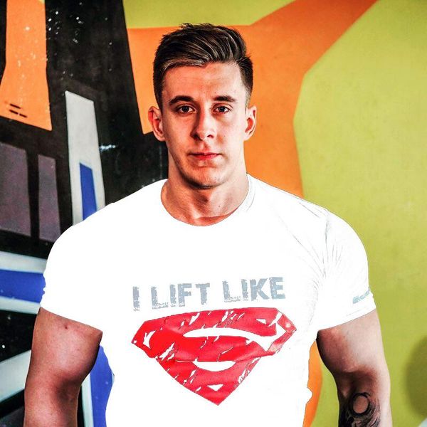 men's t-shirts 2021 sports fitness brand short-sleeved high-quality running casual pure cotton stretch printed t-shirt, White;black
men's t-shirts 2021 sports fitness brand short-sleeved high-quality running casual pure cotton stretch printed t-shirt, White;black