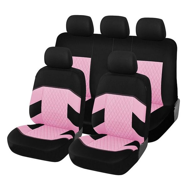 car seat covers pink embroidery set universal fit most cars with tire track detail styling interiors
car seat covers pink embroidery set universal fit most cars with tire track detail styling interiors