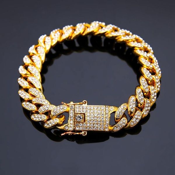 mens luxury iced out diamond fashion bracelets bangles gold cuban link chain miami bracelet hip hop jewelry gift ing, Black
mens luxury iced out diamond fashion bracelets bangles gold cuban link chain miami bracelet hip hop jewelry gift ing, Black
