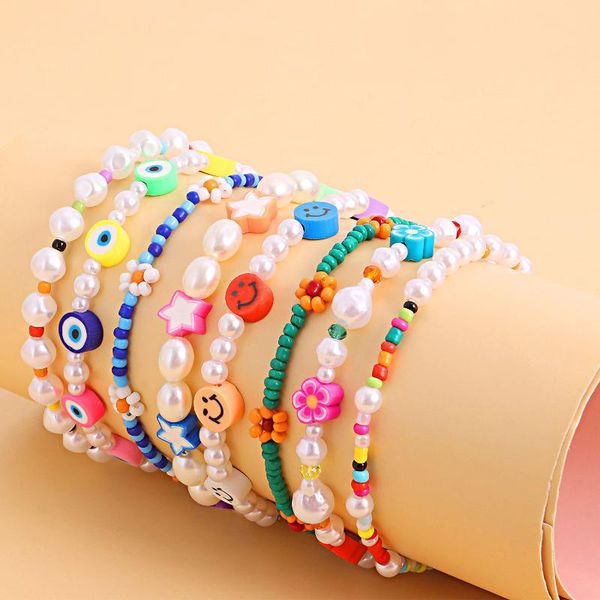anklets bohemian colorful bead anklet for women summer beach handmade elastic strech barefoot ankle bracelet on the leg gift, Red;blue
anklets bohemian colorful bead anklet for women summer beach handmade elastic strech barefoot ankle bracelet on the leg gift, Red;blue