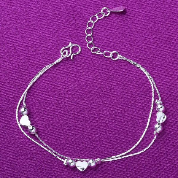 charm bracelets 925 sterling silver link chian anklet heart &bangle for women jewelry accessories bijoux gifts a172, Golden;silver
charm bracelets 925 sterling silver link chian anklet heart &bangle for women jewelry accessories bijoux gifts a172, Golden;silver