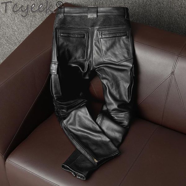men's pants genuine 200% leather men cowhide trousers motorcycle plus size 66xl autumn winter pantalon cuir homme lw, Black
men's pants genuine 200% leather men cowhide trousers motorcycle plus size 66xl autumn winter pantalon cuir homme lw, Black
