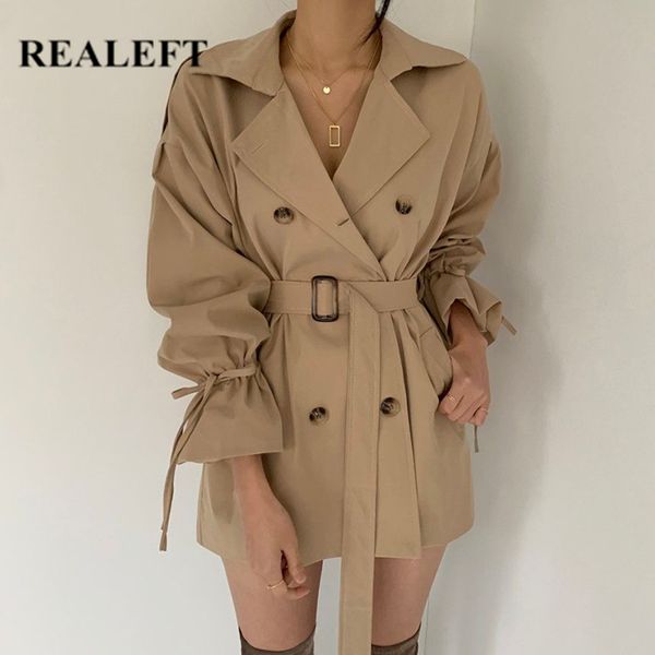realeft 2021 new autumn winter khaki minimalist womens trench coat sashes windbreaker loose flare sleeve double breasted trench, Black
realeft 2021 new autumn winter khaki minimalist womens trench coat sashes windbreaker loose flare sleeve double breasted trench, Black