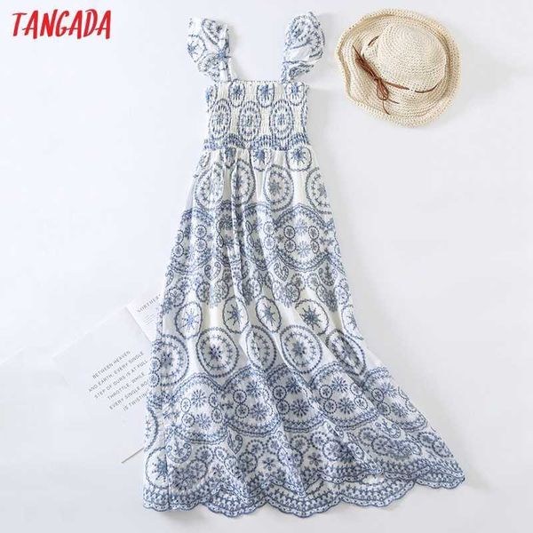 tangada women embroidery romantic dress ruffles sleeve backless females summer beach dresses vestidos 6h71 210609, Black;gray
tangada women embroidery romantic dress ruffles sleeve backless females summer beach dresses vestidos 6h71 210609, Black;gray