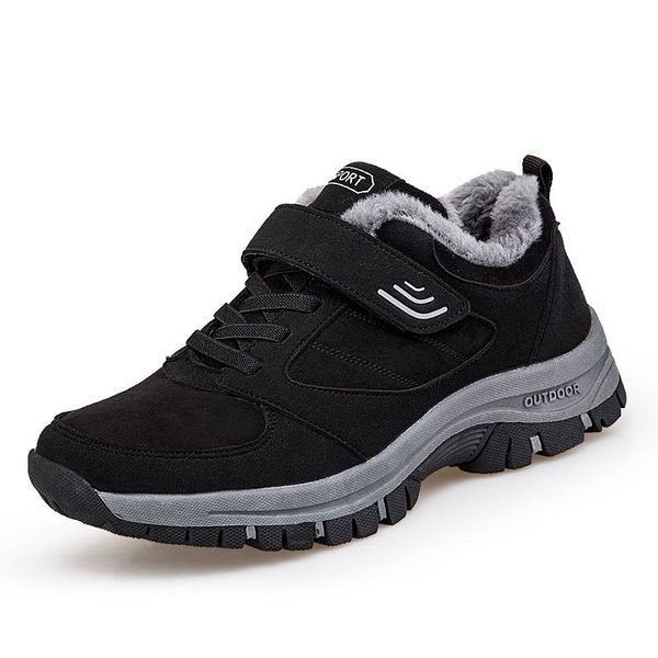 boots winter women's boots; thick outdoor shoes; non-slip warm plush middle-aged mother large size shoes, Black
boots winter women's boots; thick outdoor shoes; non-slip warm plush middle-aged mother large size shoes, Black