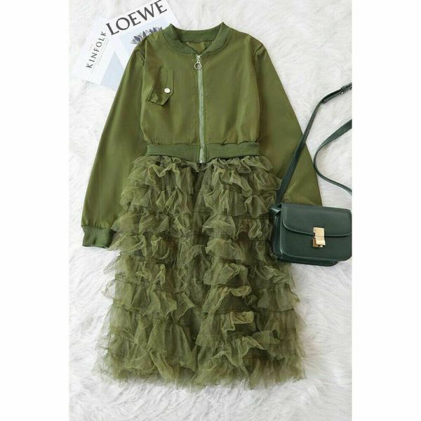 women ladies herfst blouse long mouwen zip killed mesh sheer jacket top, Black;brown
women ladies herfst blouse long mouwen zip killed mesh sheer jacket top, Black;brown