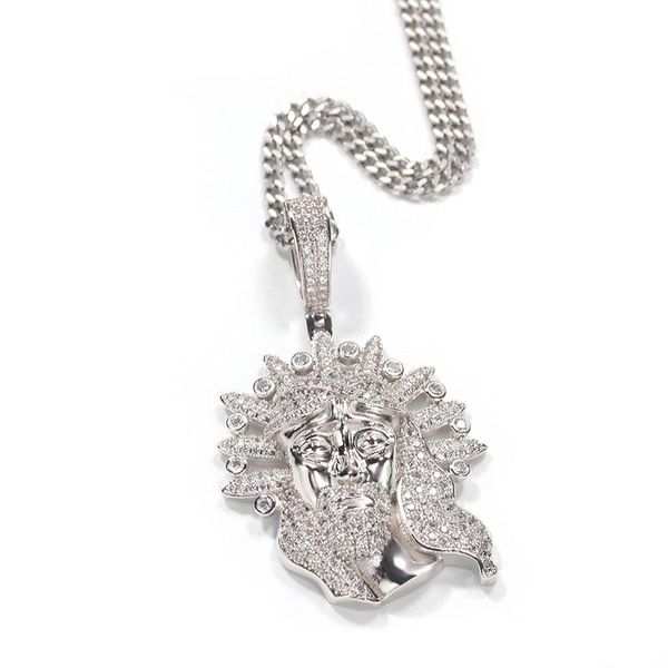 pendant necklaces hip hop micro paved + cubic zirconia bling iced out jesus piece pendants for men rapper jewelry drop, Silver
pendant necklaces hip hop micro paved + cubic zirconia bling iced out jesus piece pendants for men rapper jewelry drop, Silver