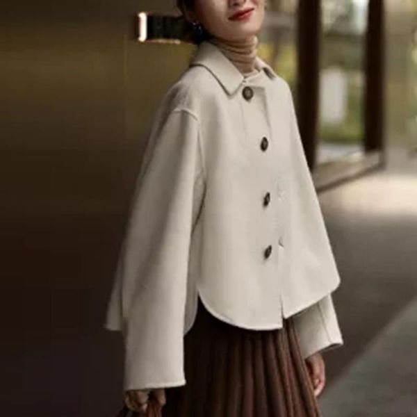 women's jackets autumn jacket single-breasted turndown collar sweet retro short coat french style winter clothes female elegant outwear, Black;brown
women's jackets autumn jacket single-breasted turndown collar sweet retro short coat french style winter clothes female elegant outwear, Black;brown