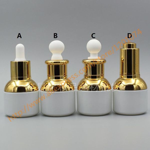 30ml pearl white glass essential oil bottle with shiny gold dropper lid/press cover.oil vial.cosmetic container,round shoulder
30ml pearl white glass essential oil bottle with shiny gold dropper lid/press cover.oil vial.cosmetic container,round shoulder