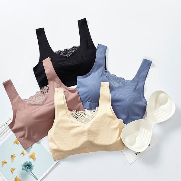 women seamless plus size bra wire comfortable wireless bra fashion fitness push up lingerie lace bralette, Red;black
women seamless plus size bra wire comfortable wireless bra fashion fitness push up lingerie lace bralette, Red;black
