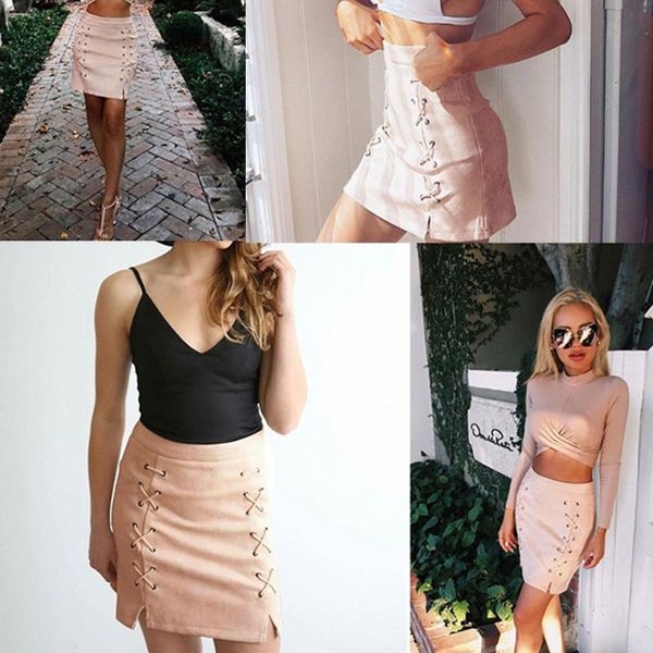 skirts spring lace up suede pencil skirt winter cross high waist zipper split bodycon short womens, Black
skirts spring lace up suede pencil skirt winter cross high waist zipper split bodycon short womens, Black