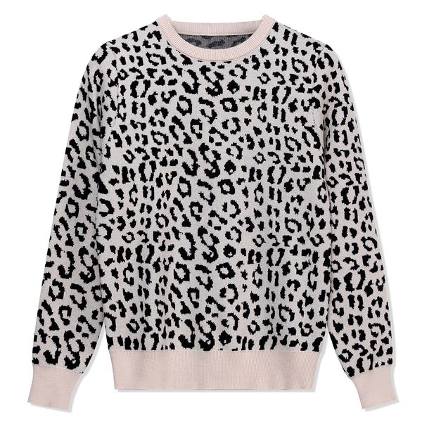 2021 new newly leopard women o neck sweater autumn winter thick warm pullovers soft female jumper knitwear outfits pull m0ca, White;black
2021 new newly leopard women o neck sweater autumn winter thick warm pullovers soft female jumper knitwear outfits pull m0ca, White;black