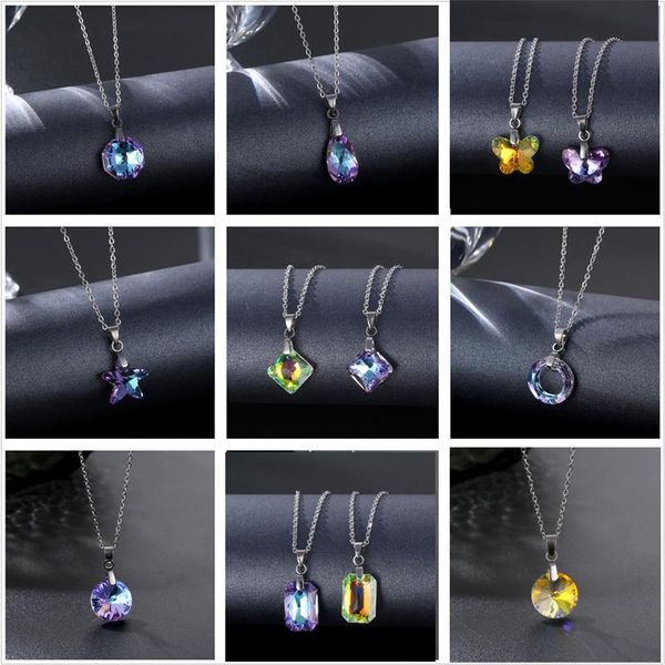 pendant necklaces fashion star buterfly heart crystal zircon necklace choker for women wedding party birthday gift, Silver
pendant necklaces fashion star buterfly heart crystal zircon necklace choker for women wedding party birthday gift, Silver