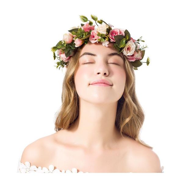 rose flower wreath festival wedding crown girls party floral garlands crown floral halo women bride bridesmaid flow qylajt
rose flower wreath festival wedding crown girls party floral garlands crown floral halo women bride bridesmaid flow qylajt