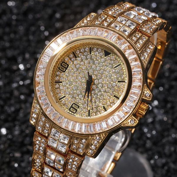 wristwatches full diamond men's hand stainless steel watch waterproof quartz wristwatch ladies clock relogio masculino, Slivery;brown
wristwatches full diamond men's hand stainless steel watch waterproof quartz wristwatch ladies clock relogio masculino, Slivery;brown