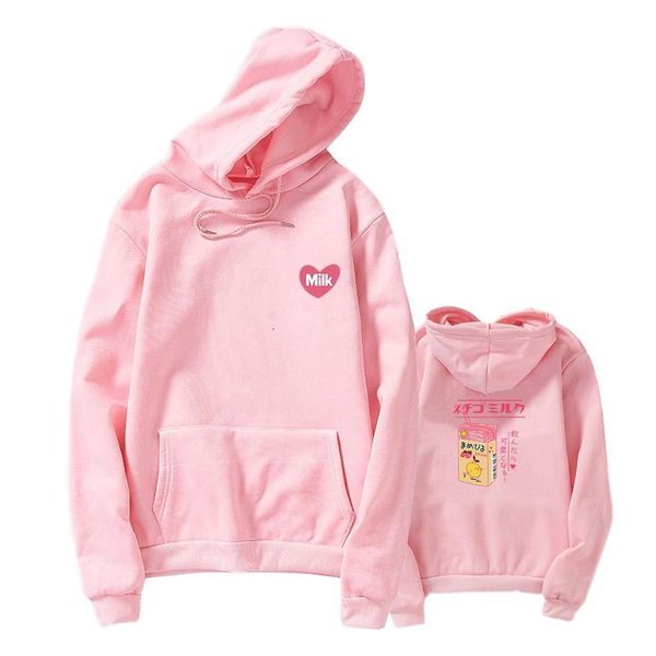 harajuku fleece sweatshirts women strawberry milk print kawaii hoodies casual loose hooded pullover korean clothes, Black
harajuku fleece sweatshirts women strawberry milk print kawaii hoodies casual loose hooded pullover korean clothes, Black